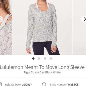 Lululemon long sleeve shirt